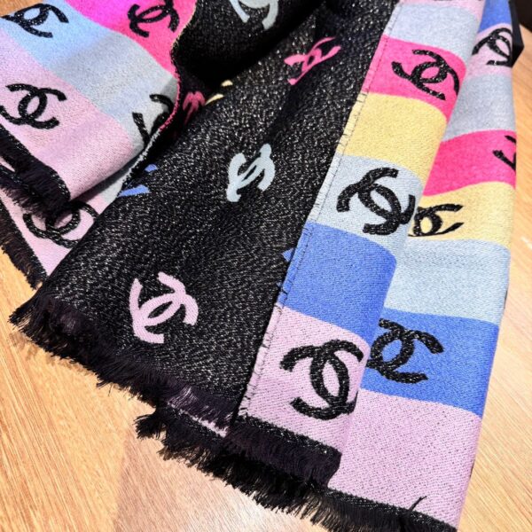 Chanel Rainbow Scarf - Image 7