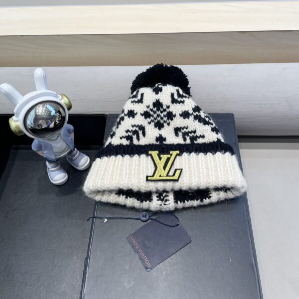 LV vintage Jacquard Thick Hat
