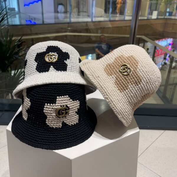 GUCCI knitted hat sun hat - Image 8