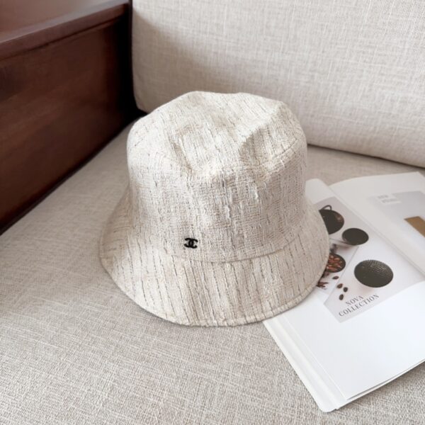 CHANEL weaving fisherman's hat