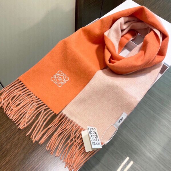 LOEWE double sided cashmere scarf - Image 3