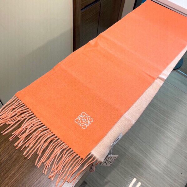 LOEWE double sided cashmere scarf - Image 5