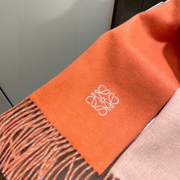 LOEWE double sided cashmere scarf - Image 6