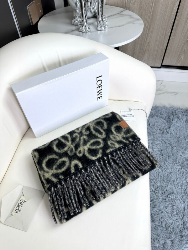 LOEWE wool mohair scarf