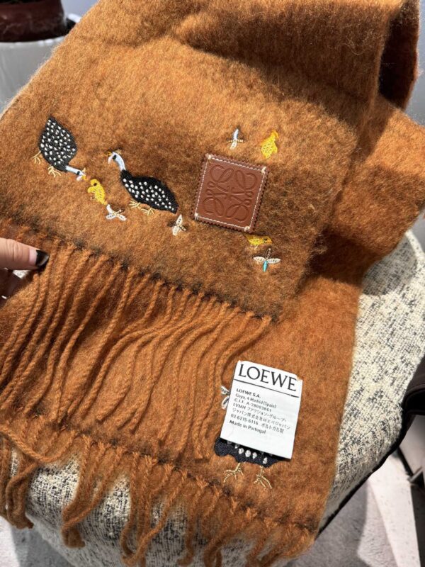 LOEWE color blocked scarf - Image 4