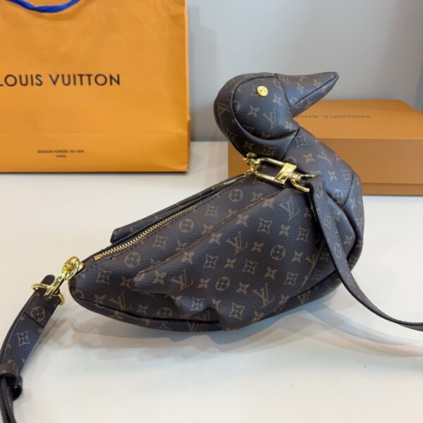 LV/Louis Vuitton Men's Nigo Co-branded DUCK BAG Old Flower Duck Bag Single Shoulder Crossbody Bag M45990