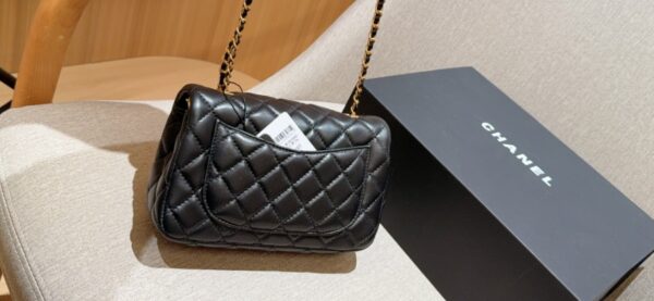 Chanel Classic Golden Ball CF Square Fat Chain Adjustable Crossbody Bag - Image 4