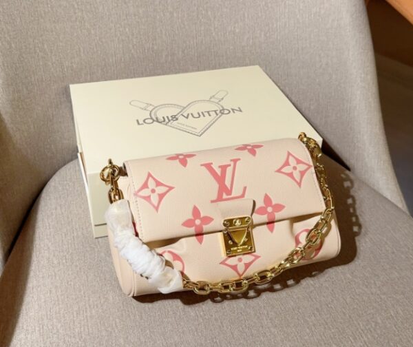 Louis Vuitton women's bag FAVORITE vintage single shoulder chain bag - Image 4