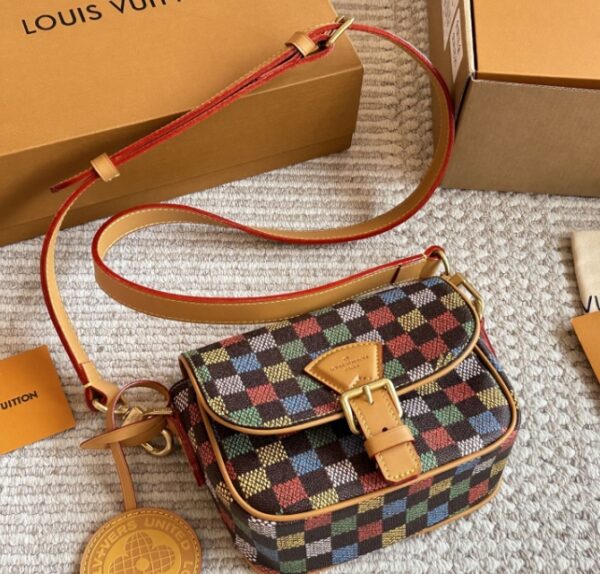 Louis Vuitton men's Damier É b è ne canvas crossbody bag Pharrell
