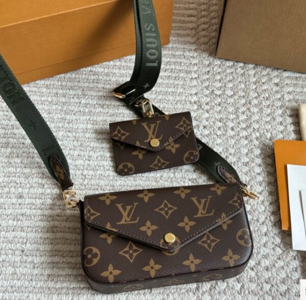 LV FELICIE new three in one vintage flower single shoulder diagonal cross bag