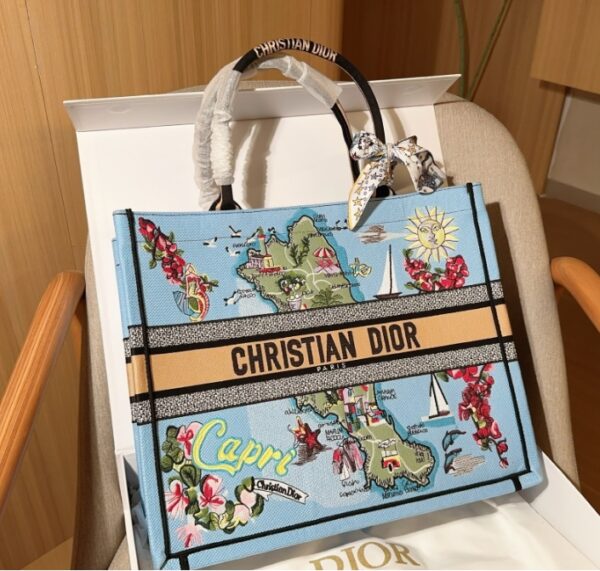 Dior's 25 Year Early Autumn New Tokyo Medium Tote Bag