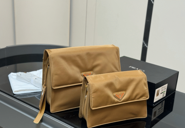 Prada Women's Re Nylon Lined Medium Postman Bag