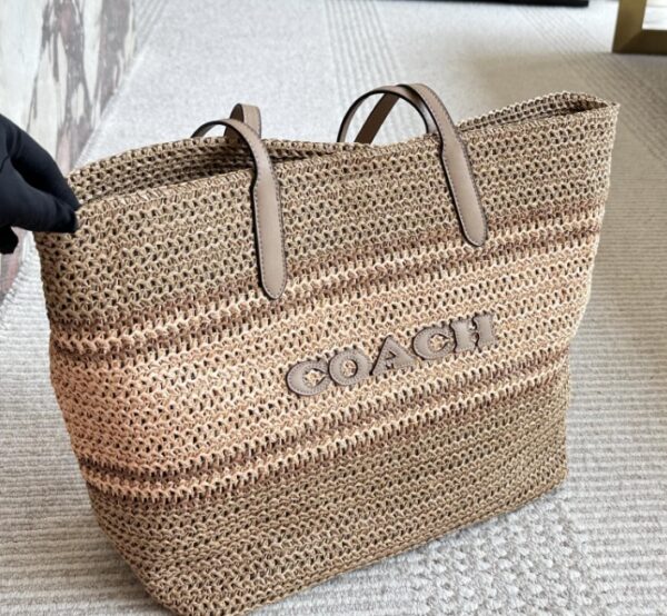 Coach Women's Multi functional Folding Tote Bag Portable Storage Computer Bag cm