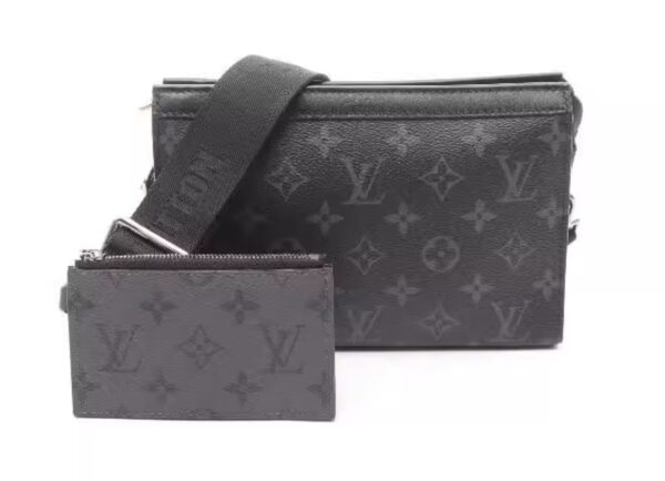 Louis Vuitton men's shoulder bag, coated/waterproof canvas messenger bag