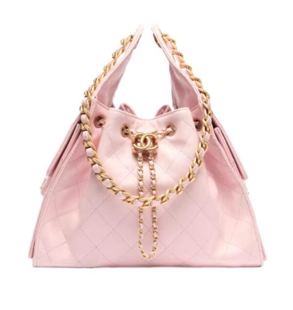 Chanel 25P series leather diamond pattern small messenger bag with chain shoulder bag