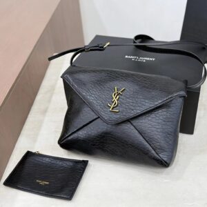 5️⃣ YSL folding box in multiple colors Saint Laurent envelope bag YSL